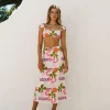 Sets | SABO Aaliyah Midi Skirt-Tropical