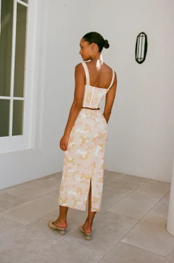 Sets | SABO Aneke Corset Top-Smudge Ditsy
