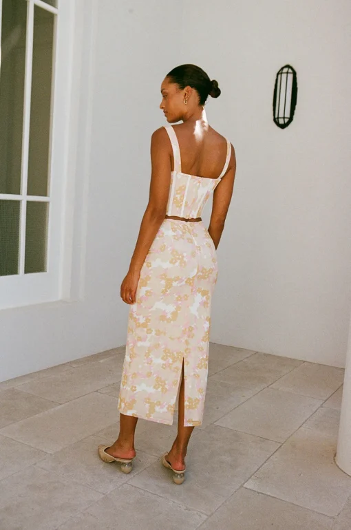 Sets | SABO Aneke Corset Top-Smudge Ditsy