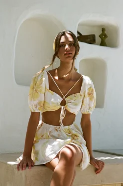 Dresses | SABO Aquaria Dress-Lemon Bouquet