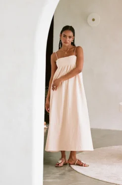 Dresses | SABO Azaria Dress-Tan