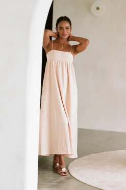 Dresses | SABO Azaria Dress-Tan