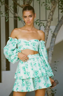 Sets | SABO Belted Zoe Skirt-Tulip Floral