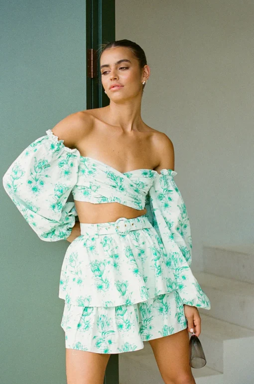 Sets | SABO Belted Zoe Skirt-Tulip Floral
