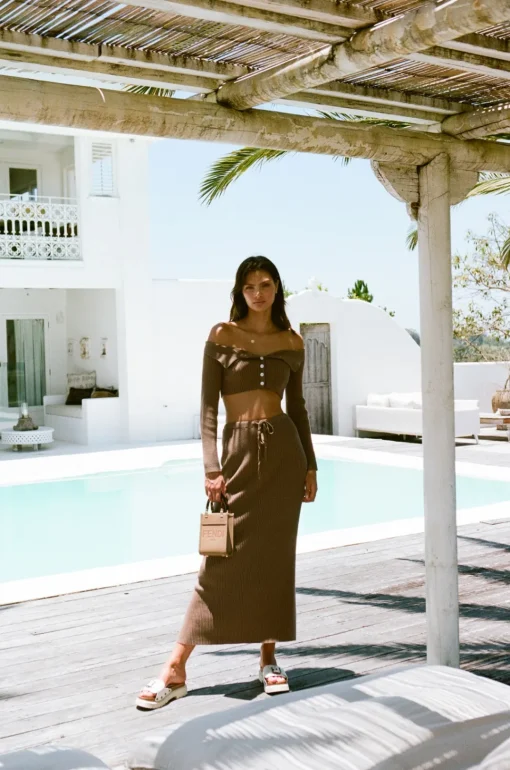 Sets | SABO Briana Top-Mocha