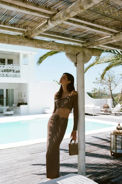 Sets | SABO Briana Top-Mocha