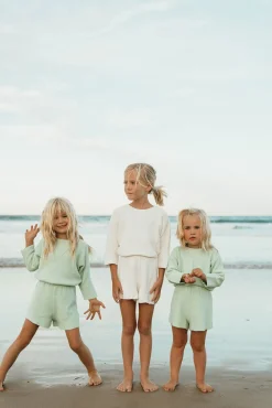 Mini | SABO Charli Mini Knit Playsuit-Mint