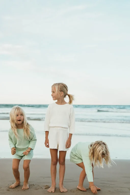 Mini | SABO Charli Mini Knit Playsuit-Mint