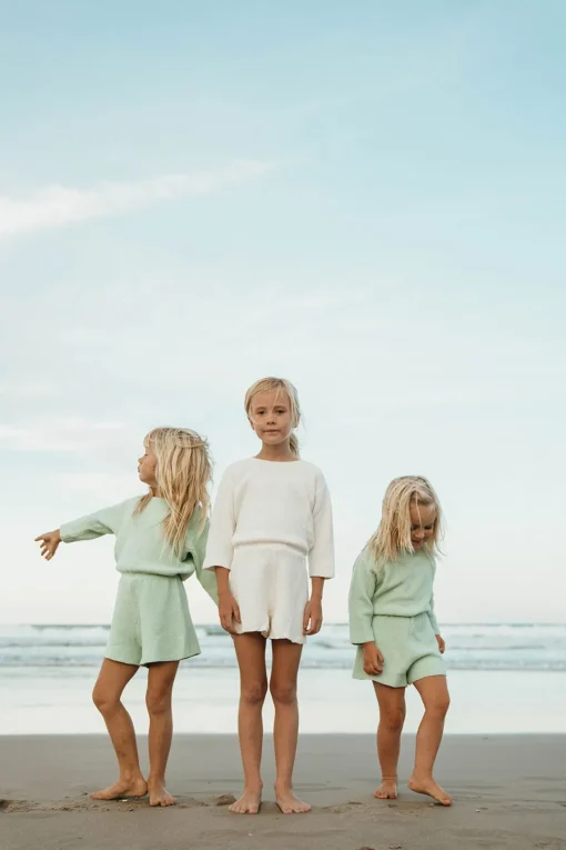 Mini | SABO Charli Mini Knit Playsuit-Mint