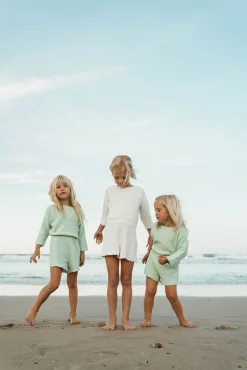 Mini | SABO Charli Mini Knit Playsuit-Mint