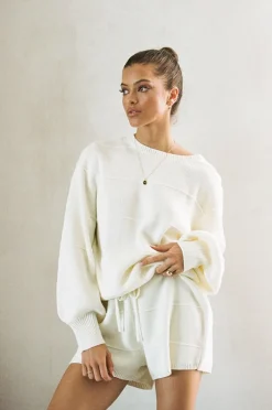 Sets | SABO Cream Knit Top