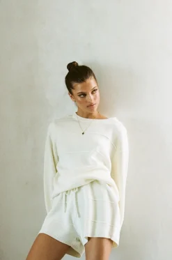 Sets | SABO Cream Knit Top