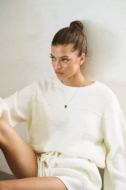 Sets | SABO Cream Knit Top