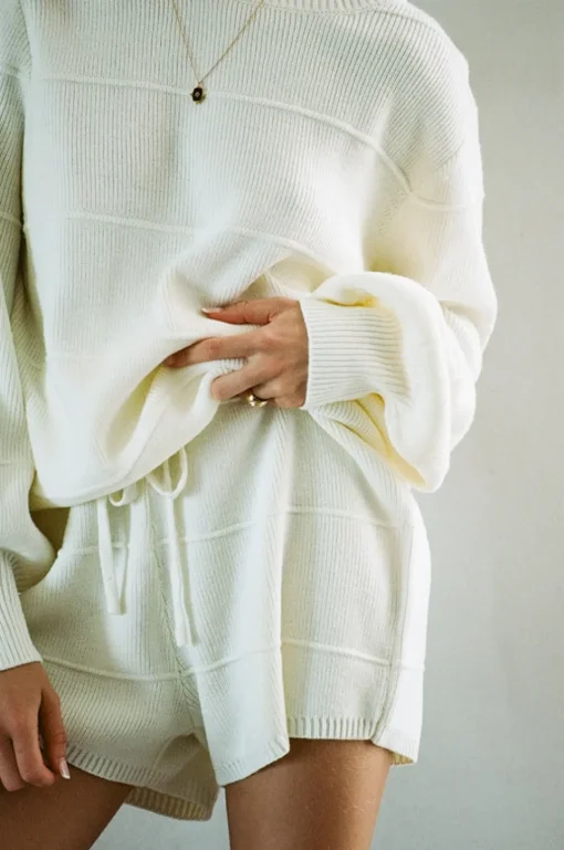 Sets | SABO Cream Knit Top