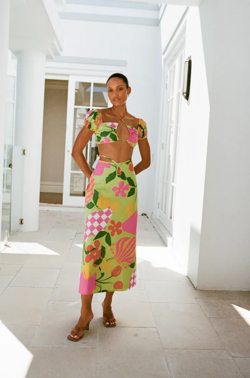 Sets | SABO Damini Skirt-Vaso Verde