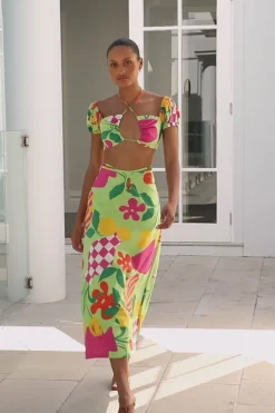 Sets | SABO Damini Skirt-Vaso Verde