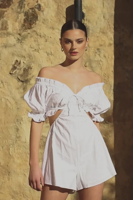 Playsuits | SABO Daphne Playsuit-White