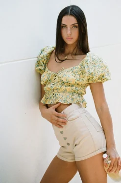 Tops | SABO Elkie Top-Buttercup