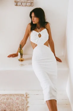 Dresses | SABO Fernanda Midi Dress-White