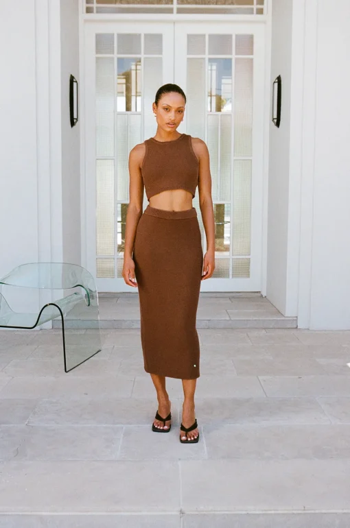 Sets | SABO Heather Skirt-Mahogany