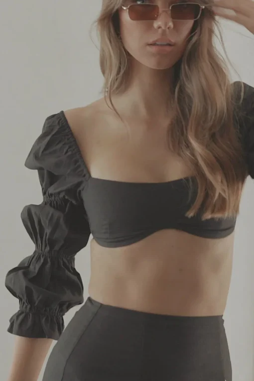 Sets | SABO Jade Top-Black