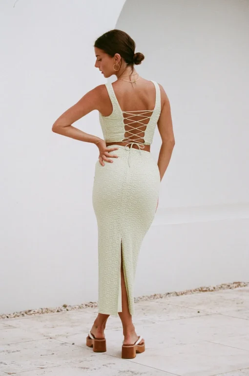 Sets | SABO Jhoselle Midi Skirt-Green