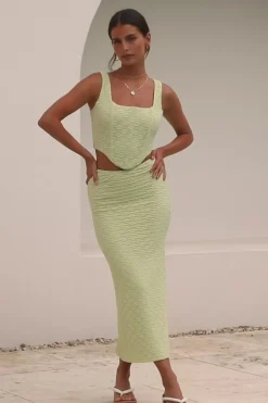Sets | SABO Jhoselle Midi Skirt-Green