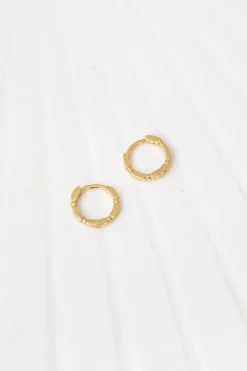 Earrings | SABO 18K Lulu Huggies