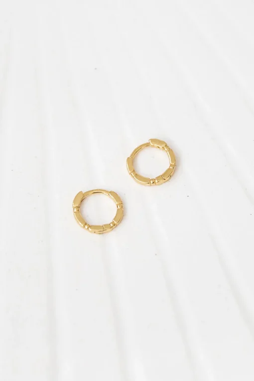 Earrings | SABO 18K Lulu Huggies