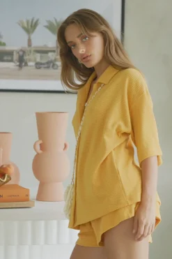 Sets | SABO Kase Shorts-Mustard