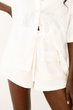 Sets | SABO Kase Shorts-White Knit