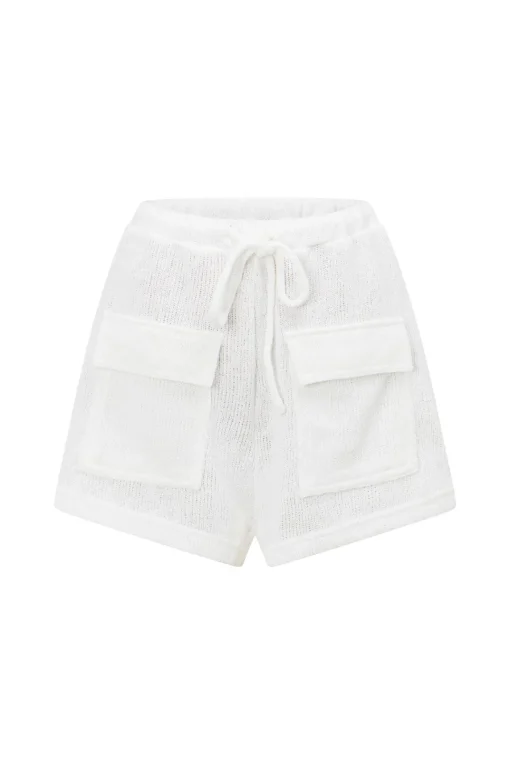 Sets | SABO Kase Shorts-White Knit
