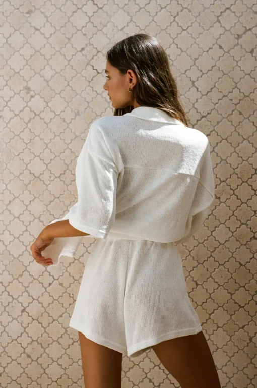 Sets | SABO Kase Top-White Knit