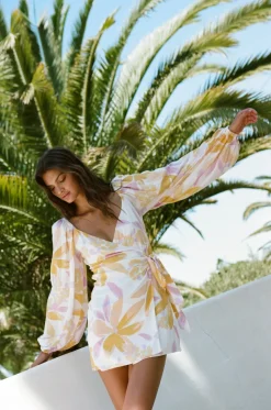 Dresses | SABO Kona Wrap Dress-Paradise Floral