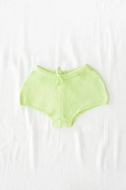 Mini | SABO Lime Mini Knit Shorts