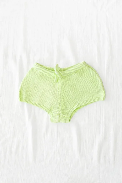 Mini | SABO Lime Mini Knit Shorts