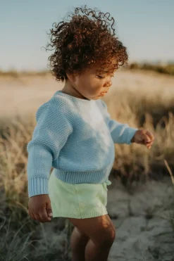 Mini | SABO Lime Mini Knit Shorts