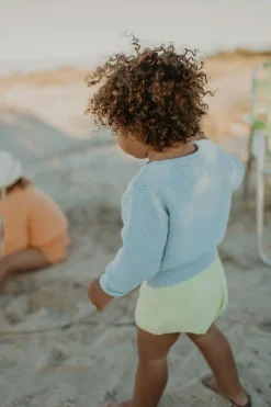 Mini | SABO Lime Mini Knit Shorts