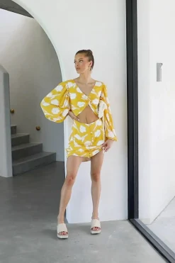 Dresses | SABO Lista Dress-Yellow Paraiso