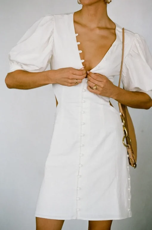 Dresses | SABO Louel Button Dress