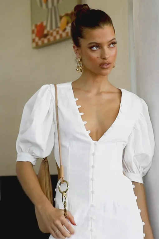 Dresses | SABO Louel Button Dress