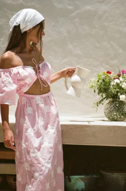 Dresses | SABO Nalu Off Shoulder Dress-Gingham