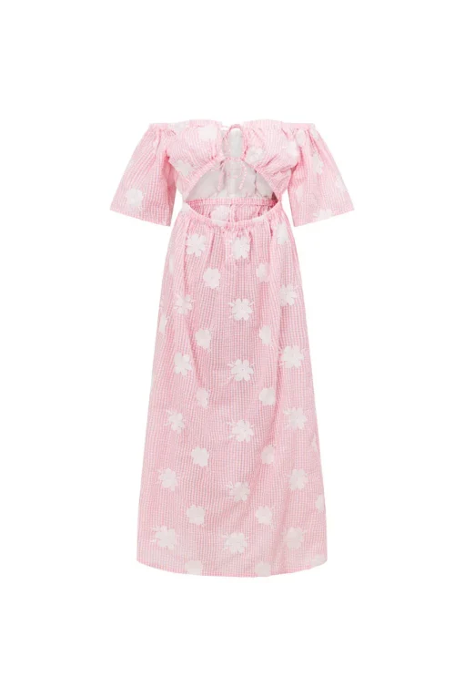 Dresses | SABO Nalu Off Shoulder Dress-Gingham