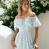 Dresses | SABO Nyrobi Off Shoulder Dress-Blue