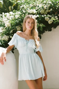 Dresses | SABO Nyrobi Off Shoulder Dress-Blue