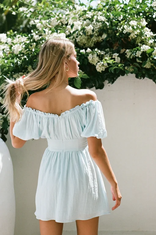 Dresses | SABO Nyrobi Off Shoulder Dress-Blue