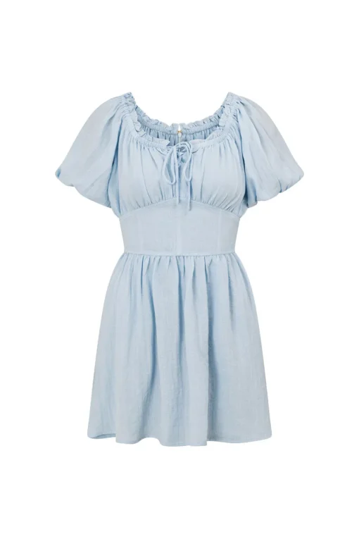 Dresses | SABO Nyrobi Off Shoulder Dress-Blue