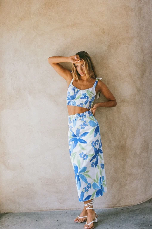 Sets | SABO Paradiso Shirred Top