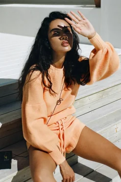 Sets | SABO Peach Knit Top