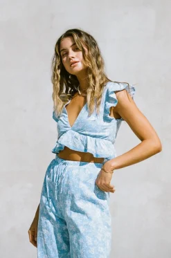 Sets | SABO Renata Resort Pants-Azure